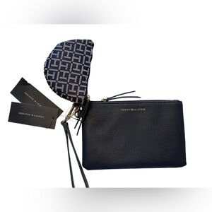 Tommy Hilfiger 69J7821 Navy Blue Wristlet & Coin Purse New With Tags